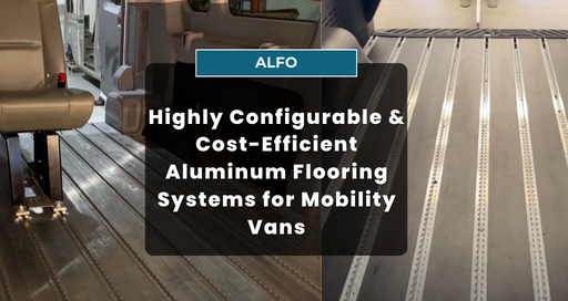 Highly Configurable & Cost-Efficient Aluminum Flooring Systems for Mobility Vans
